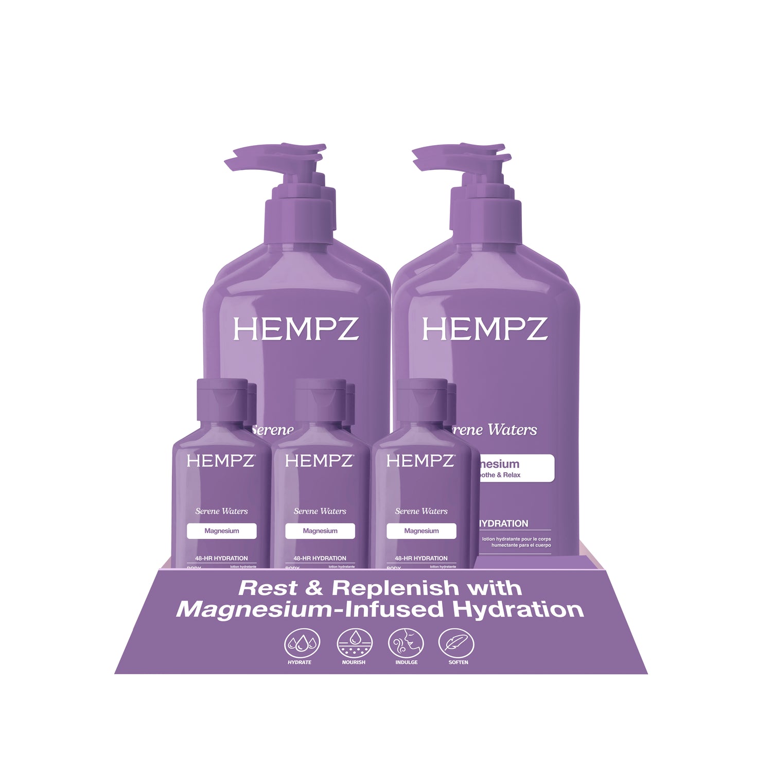 Hempz Serene Waters Display 12 Piece