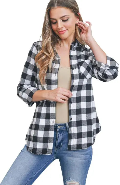 Sherpa Lined Flannel PinkPro Beauty Supply