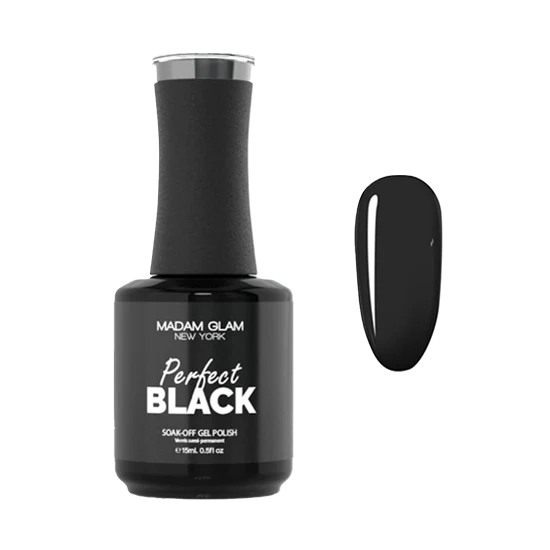 Madam Glam Gel Color Perfect Black .5 oz.