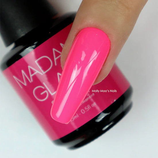 Madam Glam Gel Color Bright Barbie Pink 0.5 oz