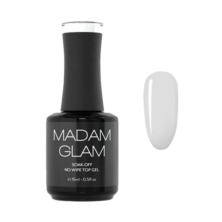 Madam Glam No Wipe Top Coat 0.5 oz.