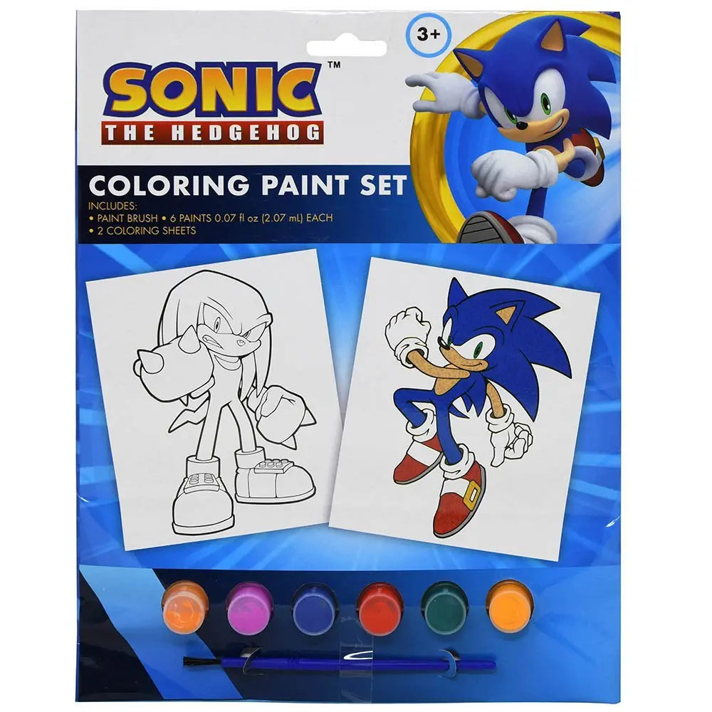 Sonic Poster Paint Set Toys