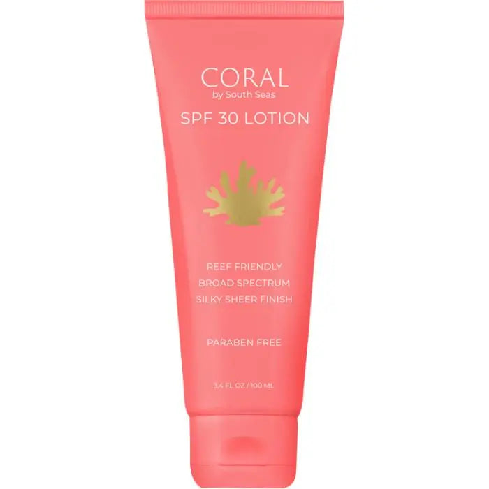 South Seas Coral SPF 30 Lotion 3.4 oz. South Seas