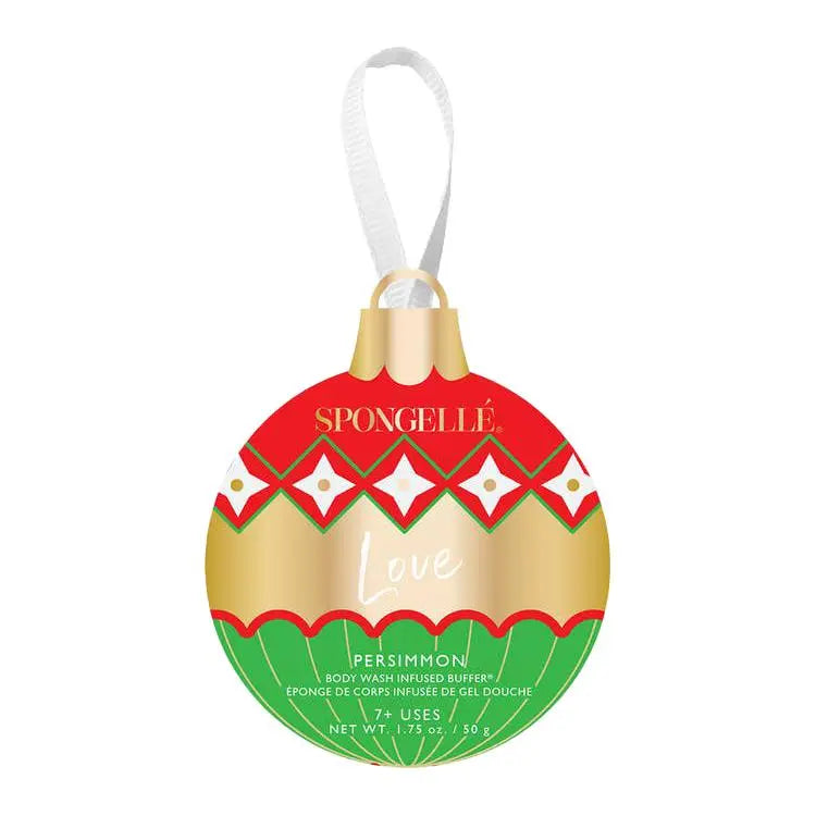 Spongelle Ornament Love Persimmon Spongelle