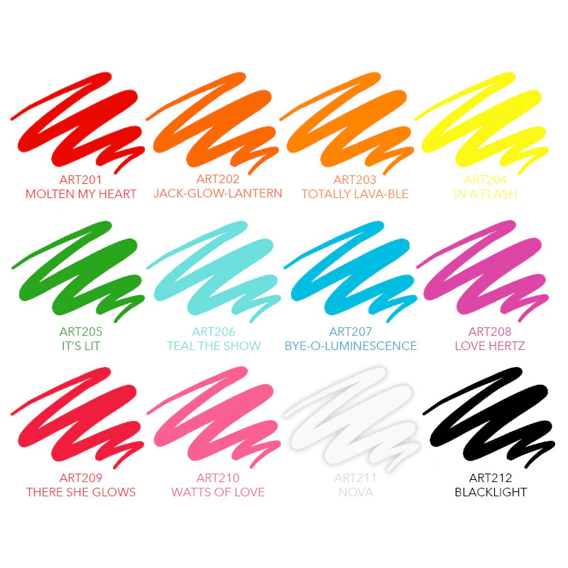 Kiara Sky Glow Gel Art Collection