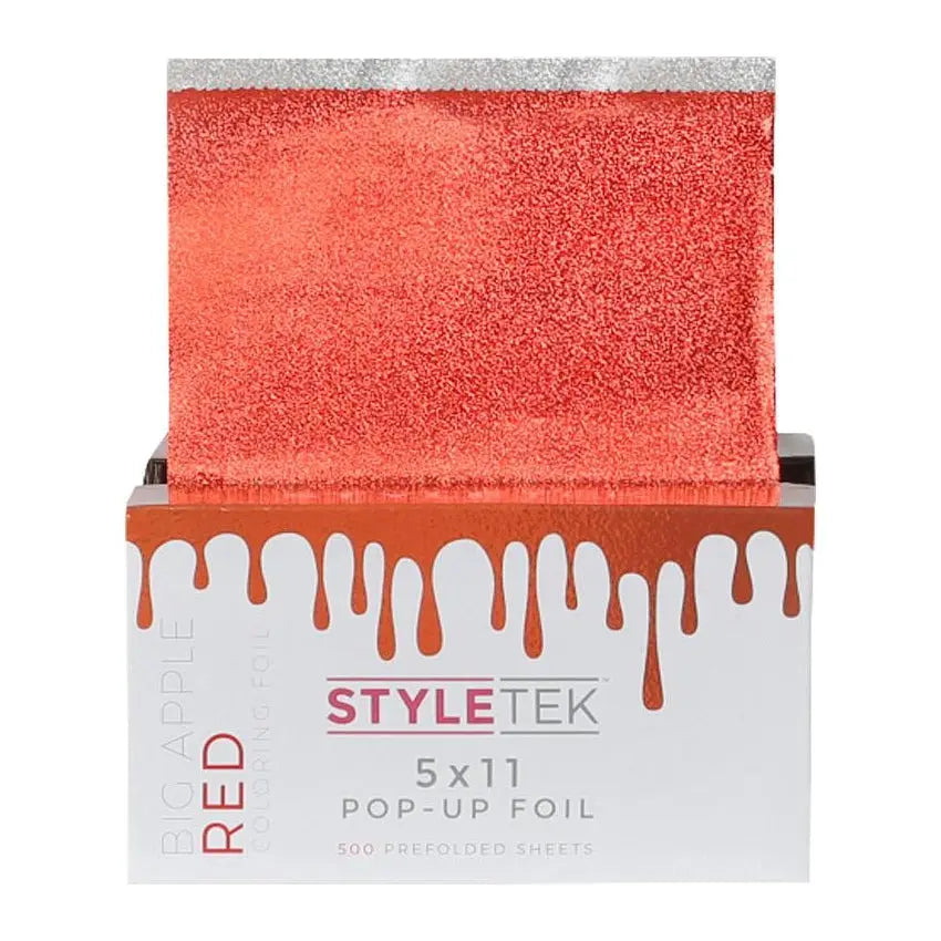 StyleTek 5x11 Pop-Up Foil Sheets Big Apple Red StyleTek