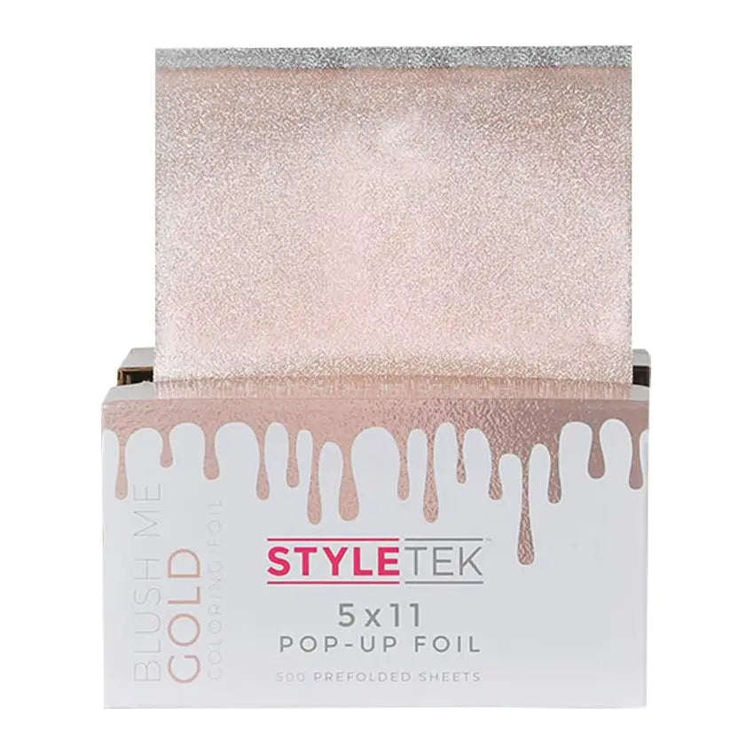 StyleTek 5x11 Pop-Up Foil Sheets Blush Me Gold StyleTek