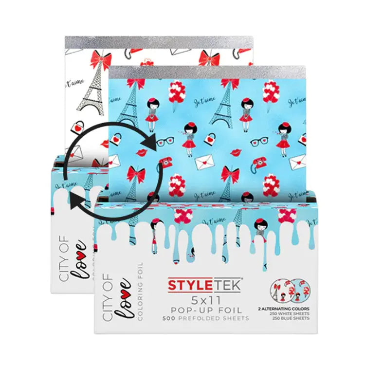 StyleTek City Of Love Pop Up Foil 500 Count StyleTek