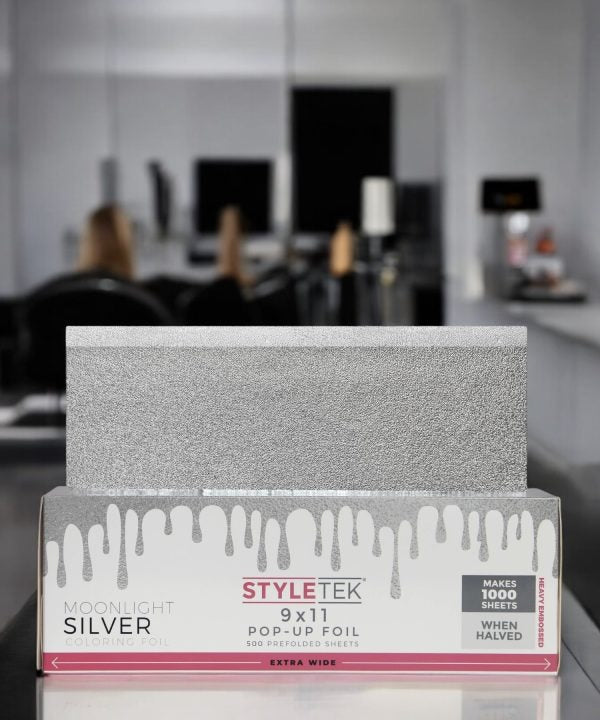StyleTek 9x11 Moonlight Silver Pop-Up Foil 400 Sheets