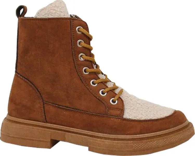 Suede Combat Boots PinkPro Beauty Supply