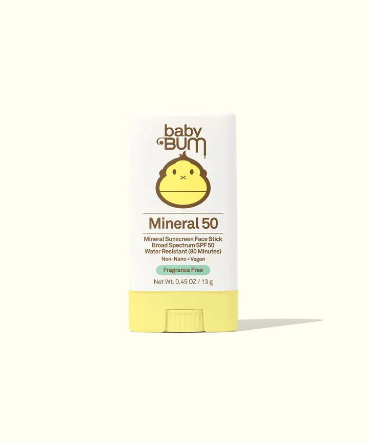 Sun Bum Baby Bum Mineral SPF 50 Face Stick .45oz Sun Bum