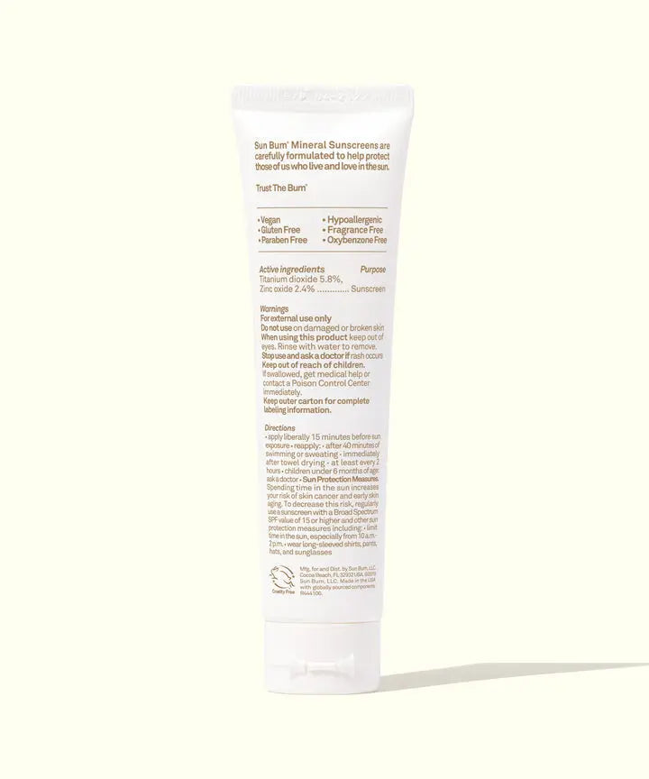 Sun Bum Mineral SPF 30 Tinted Sunscreen Face Lotion 1.7oz Sun Bum