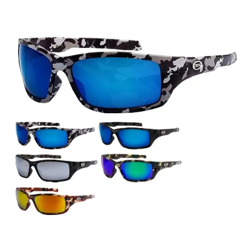 Sunglasses X-Loop Assorted Camo Colors PinkPro Beauty Supply