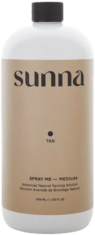 Sunna Tanning Solution Medium 33.8 oz - PinkPro Beauty Supply