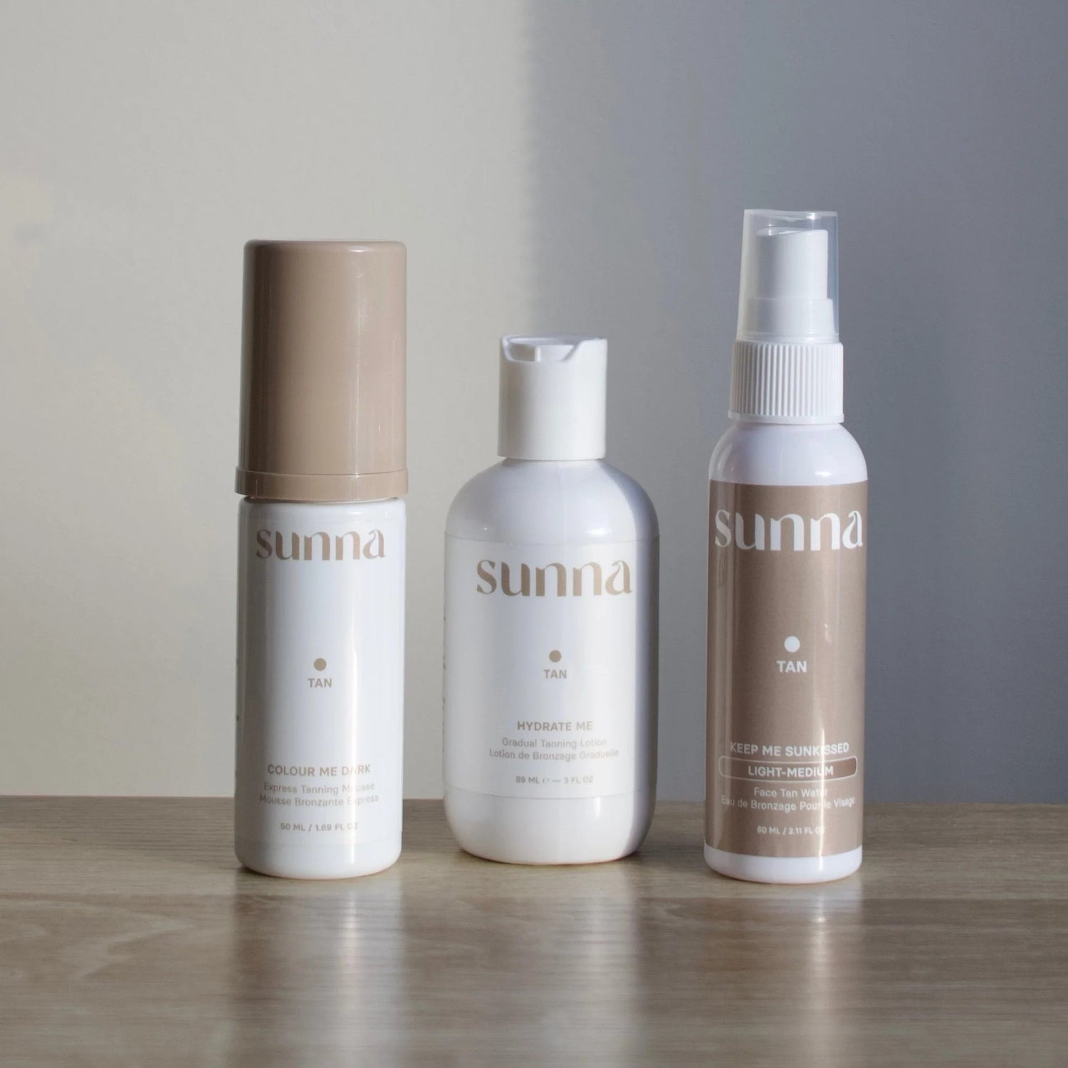 Sunna Tan Jet Set Travel Collection - Light/Medium