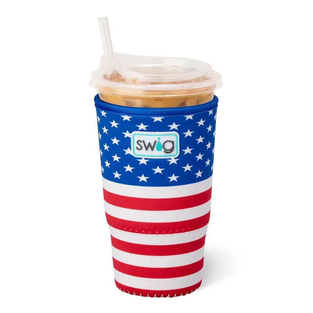 Swig Life Large Iced Cup Coolie - All American Swig Life