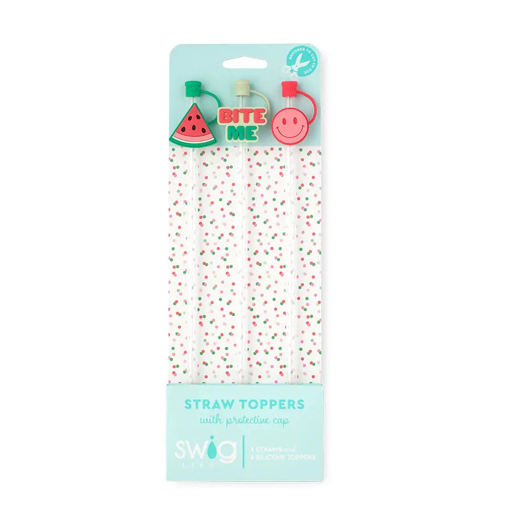 Swig Life Straw Topper Set - Melon Slice Swig Life