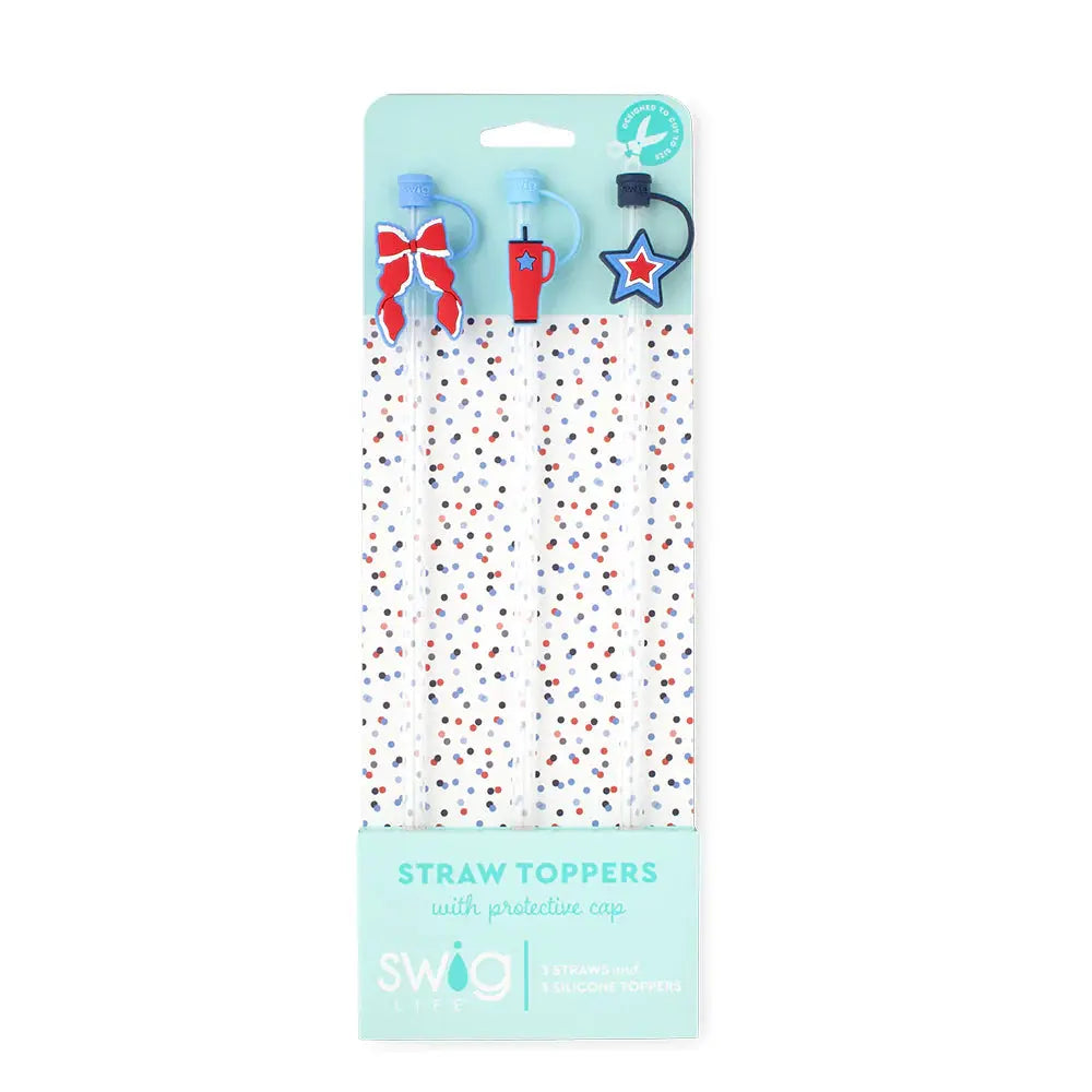 Swig Life Straw Topper Set - Miss Independence Swig Life