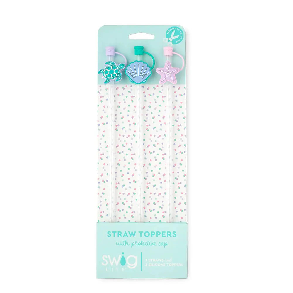 Swig Life Straw Topper Set - Sea Swirl Swig Life