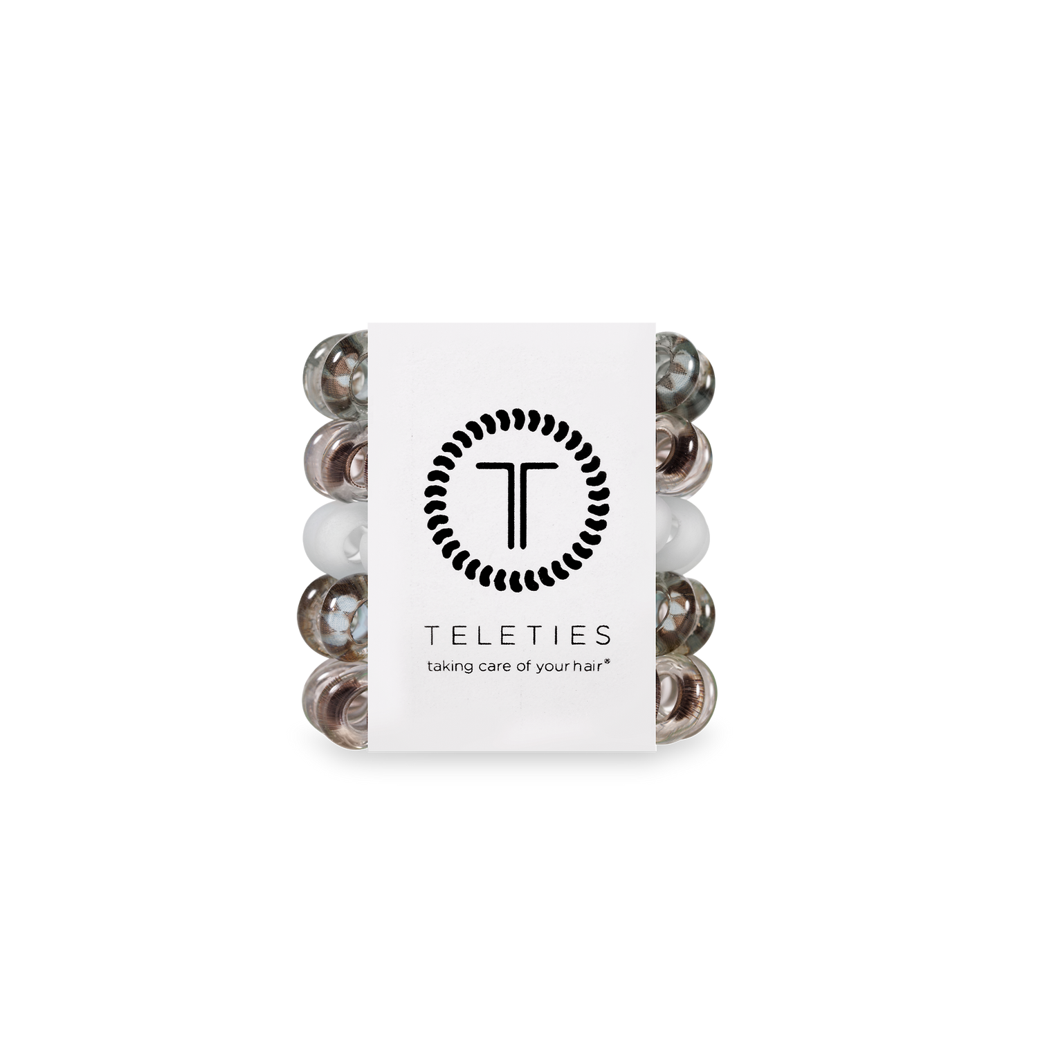 Teleties Hair Ties Tiny Truly Taupe - 5 Pack