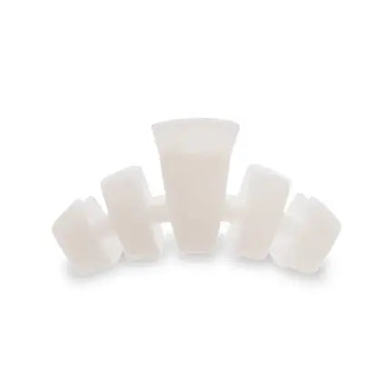 Teleties Classic Coconut White Hair Clip Teleties