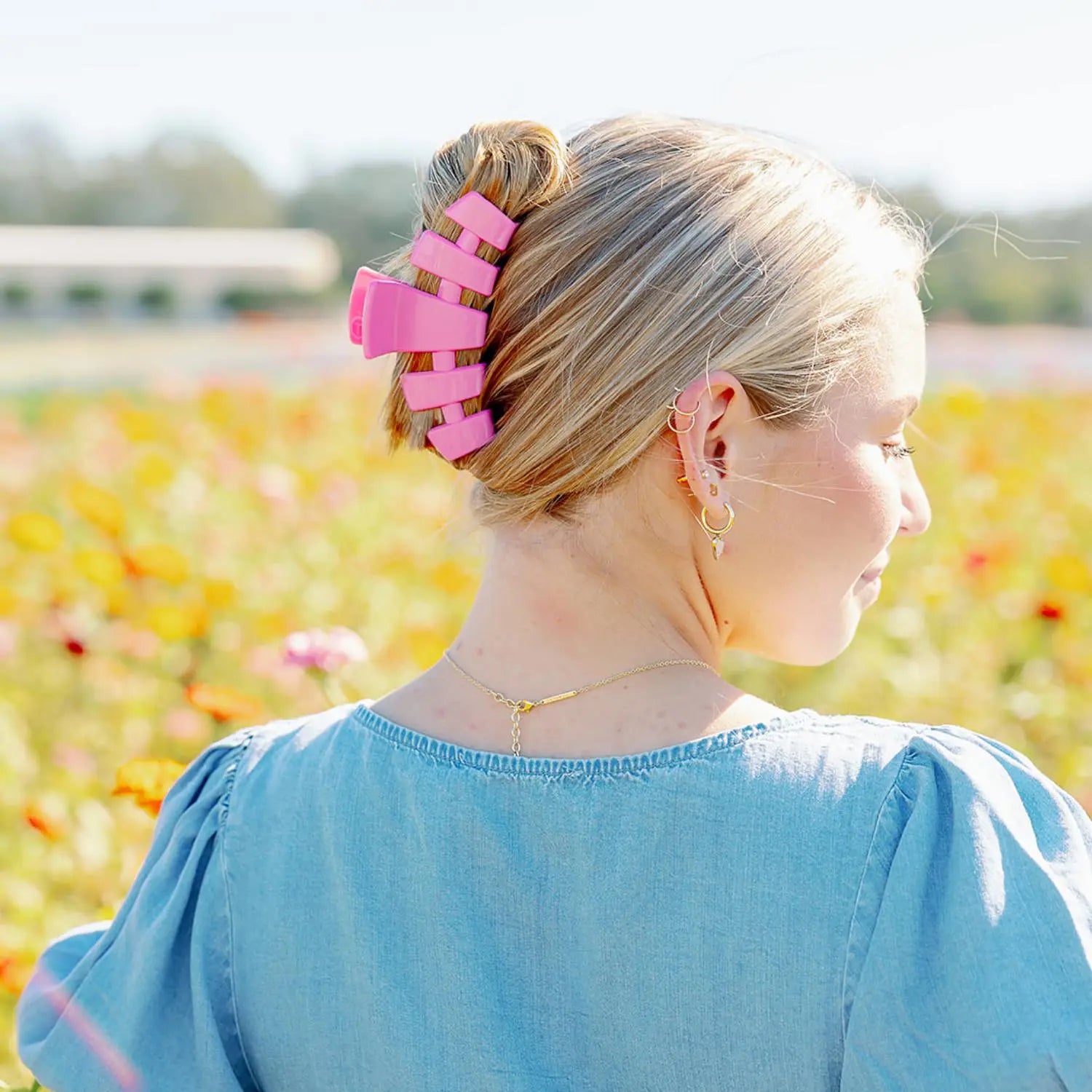 Teleties Classic Peonies Please Hair Clip Teleties