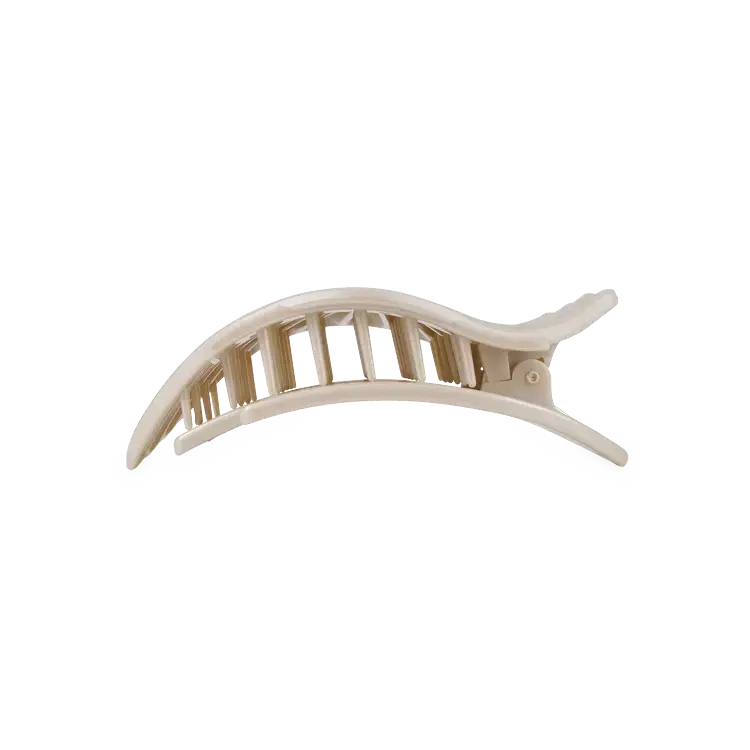 Teleties Flat Hair Clip Shimmering Shell - Large Teleties
