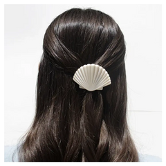 Teleties Flat Hair Clip Shimmering Shell - Tiny Teleties