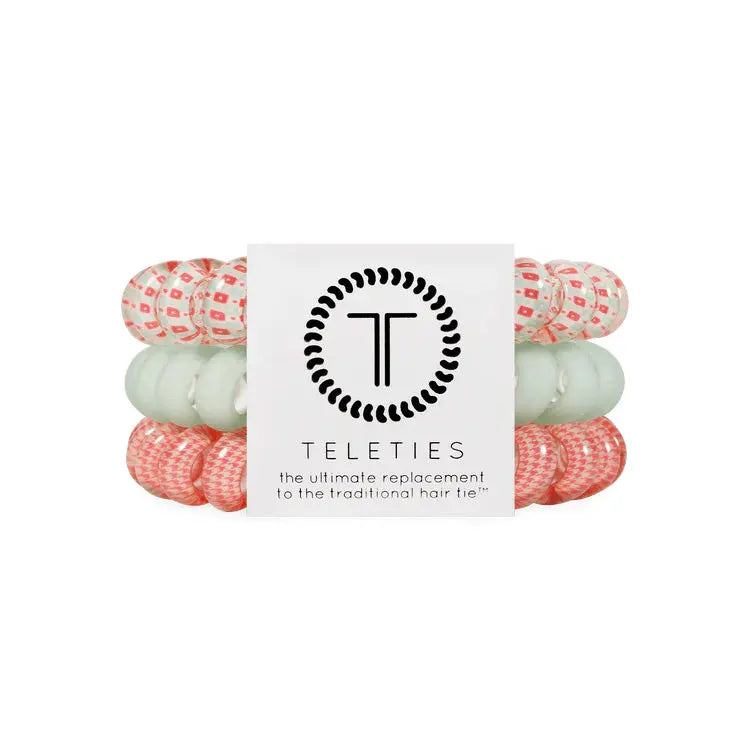 Teleties Hair Ties Calming Coral Teleties