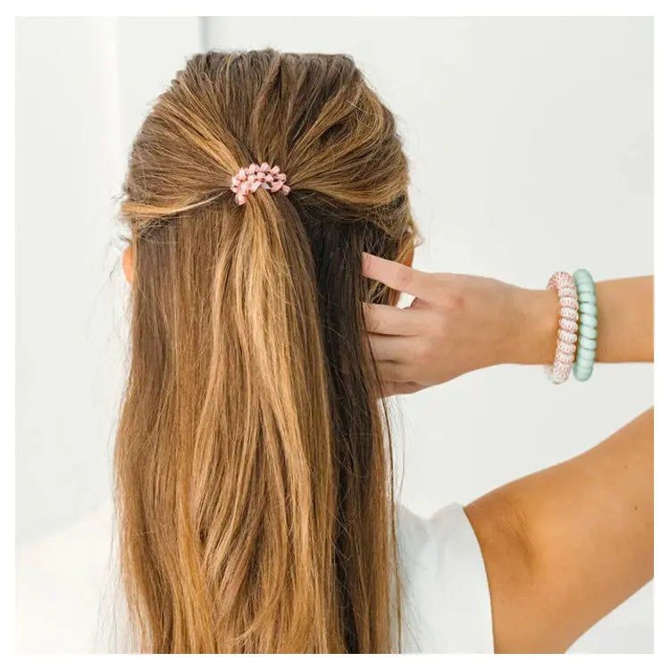 Teleties Hair Ties Calming Coral Teleties