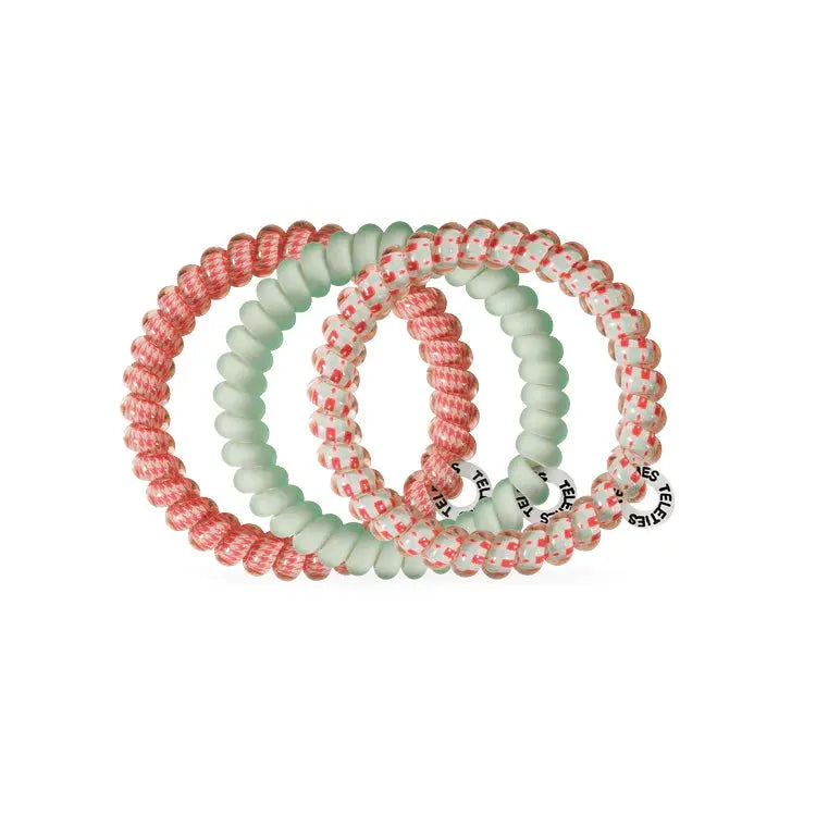 Teleties Hair Ties Calming Coral Teleties