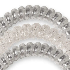 Teleties Hair Ties Silver Slay - Large Teleties