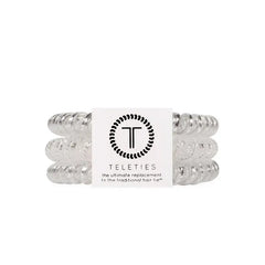 Teleties Hair Ties Silver Slay - Large Teleties