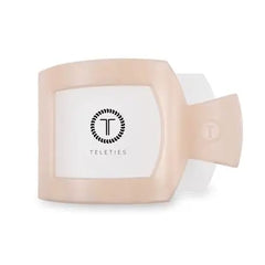 Teleties Square Flat Almond Beige Hair Clip Teleties