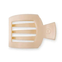 Teleties Square Flat Almond Beige Hair Clip Teleties