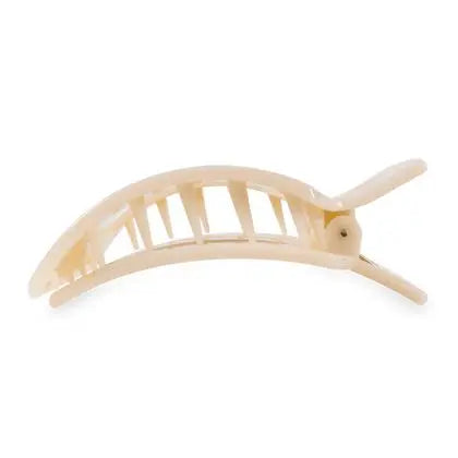 Teleties Square Flat Almond Beige Hair Clip Teleties