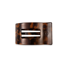Teleties Rectangle Flat Tortoise Hair Clip Medium - PinkPro Beauty Supply