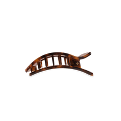 Teleties Rectangle Flat Tortoise Hair Clip Small - PinkPro Beauty Supply