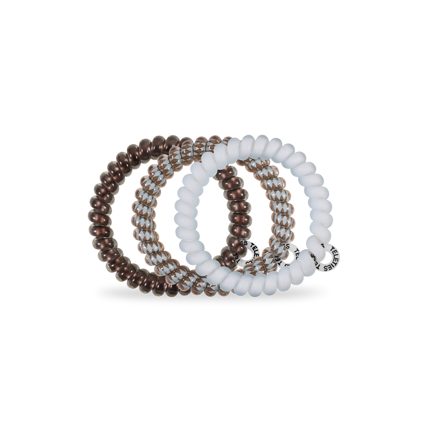 Teleties Hair Ties Truly Taupe - 3 Pack Small
