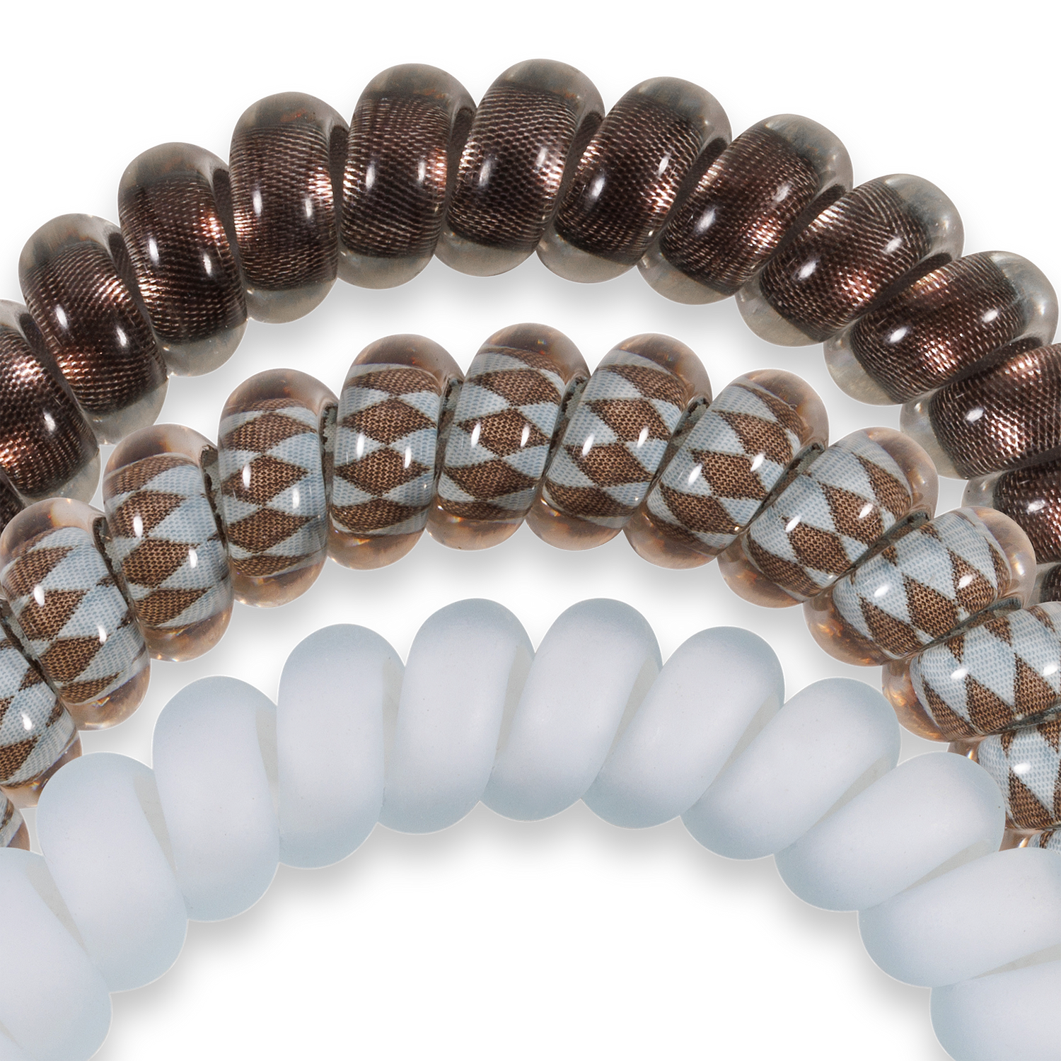 Teleties Hair Ties Truly Taupe - 3 Pack Small