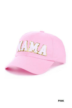 ZenanaChenille Patch Mama Cap - Ash Pink - PinkPro Beauty Supply