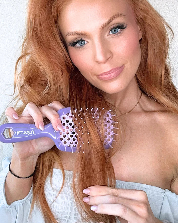 UNbrush Detangling Hair Brush Pastel - Lavender