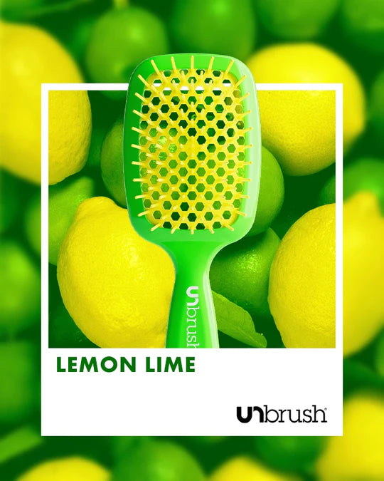 UNbrush Detangling Regular Hair Brush -Lemon Lime