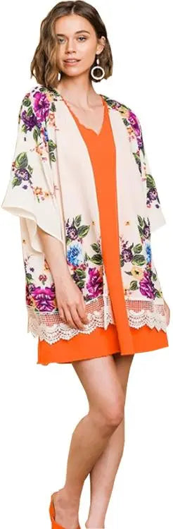 Umgee Floral Kimono Umgee