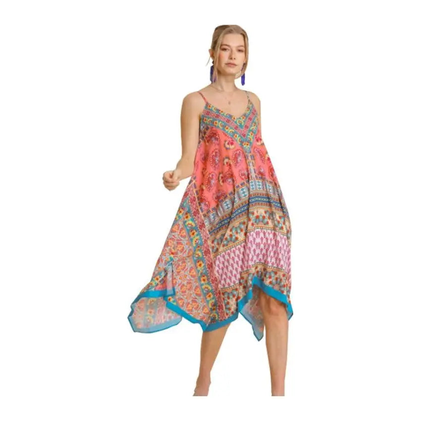 umgee midi dress Umgee Midi Dress Sharkbite Peach Coral