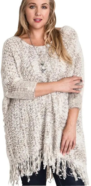 Umgee Plus Chunky Knit Sweater Umgee