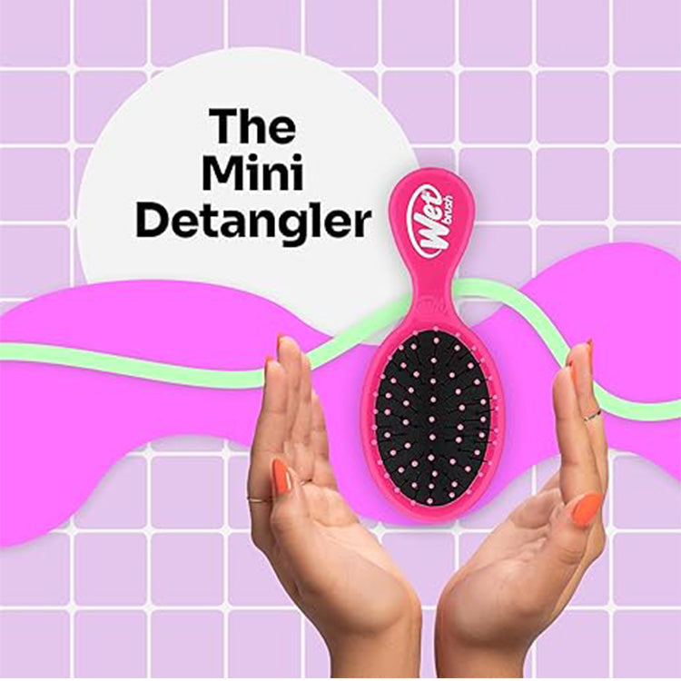 Wet Brush Mini Detangler - Pink