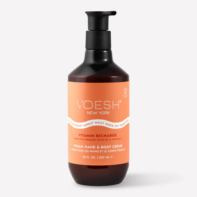 Voesh Vegan Body & Hand Creme - Vitamin Recharge 28 oz.