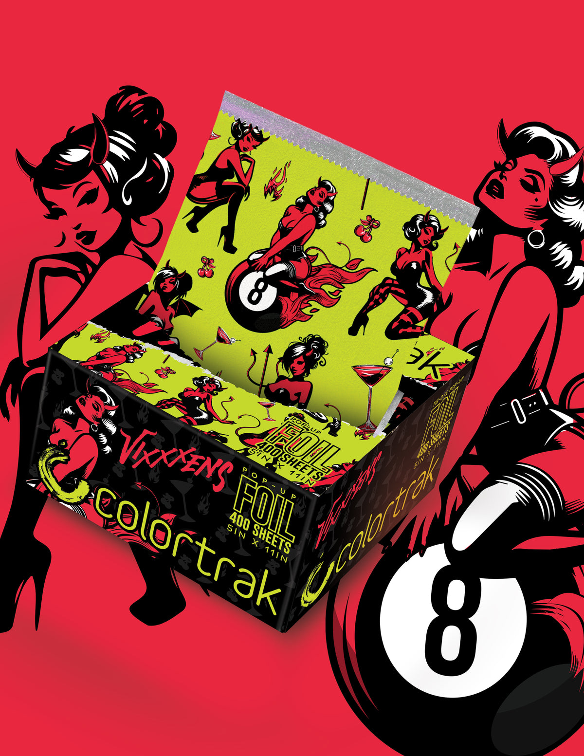 Colortrak Vixxxens Pop Up Foil 400 Count