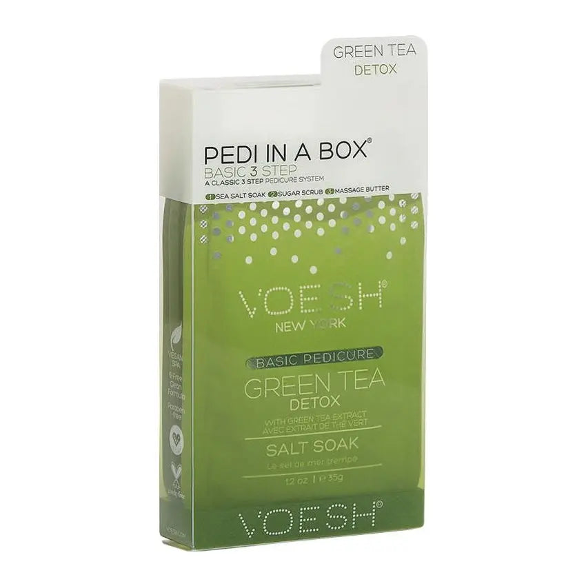 Voesh Pedi In A Box - 3 Step Green Tea Detox Voesh New york